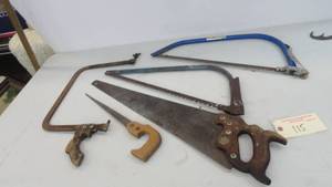 lot 115 image: Saws