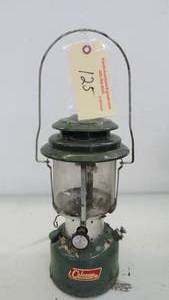 lot 125 image: Vintage Coleman Glass Lantern
