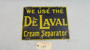 lot 149 image: Vintage Metal Sign