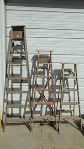 lot 151 image: Wooden Step Ladders