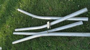 lot 172 image: Alum Pipe Brackets 