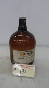 lot 192 image: Vintage A & W 1 Gal Brown Jug