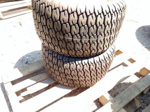 lot 42 image: (2) Carlisle 20x12.00x10 Tires on 5...