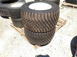 lot 43 image: (2) Goodyear 24x13.00x12 Tires on 5...