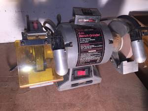lot 110 image: Sears Craftsman Bench Grinder