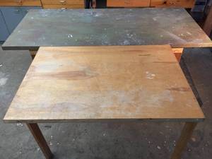lot 157 image: Very Large Workbench On Wheels