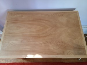 lot 184 image: Pair of Light Wood Side Tables
