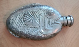 lot 235 image: Fish Figural Flask