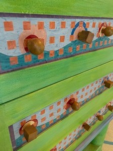 lot 266 image: Unique Artist Designed ChestCabinet by Brian Foster