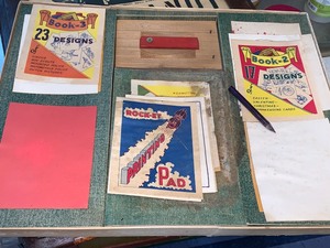 lot 272 image: Junior Rocket Print Set