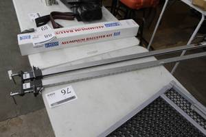 lot 76 image: Lot of (2) Craftsman Aluminum Bar Clamp 48in. 931511