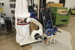lot 61 image: Jet Portable Dust Collection System DC-1100VX with Hose Connection and Handle