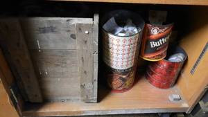 lot 182 image: Electrical Shelf Lot Electrical Boxes, Conduit Fittings  Bodies and More