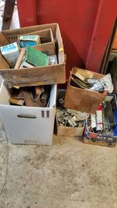 lot 186 image: Box Lots of Trowels, hardware, Ballasts and More