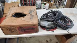 lot 326 image: Misc. Bundles of Wire & Box of 12 Conduit