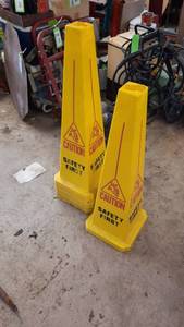 lot 390 image: (5) Safety First Cones 36 Tall Each