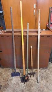 lot 412 image: Chisel, Hoes, and More
