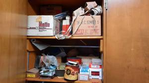 lot 418 image: (2) Shelf Lots of Nails, Hardware and More
