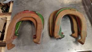 lot 458 image: (8) Double Ringer Horseshoes