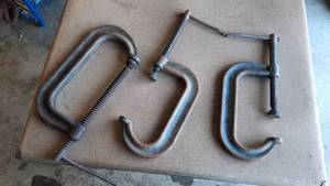 lot 463 image: (3) C-Clamps 8 and 6