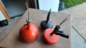 lot 466 image: (4) Hand Held Drain Cleaners