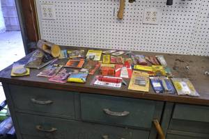 lot 26 image: Threadlocker, Soldering Tips, Drill Bits, Continuity Tester and More