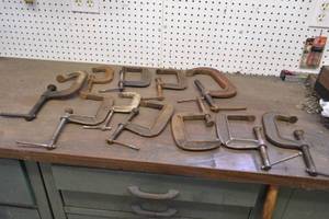 lot 28 image: (11) Assorted C Clamps