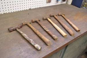 lot 35 image: (6) Ballpeen Hammers and More