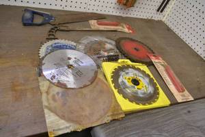 lot 46 image: Lot of 7-14 Saw Blades and More