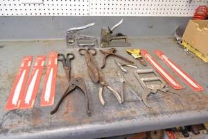 lot 64 image: Staple Guns, 9 Sawz-All Blades and More