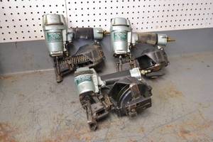 lot 84 image: (3) Hitachi NV 45AB 1-34 Pneumatic Coil Nailers