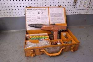 lot 109 image: Southern Fastening Systems Powder Actuated Unit Model SDT-A 301 w Case and Accessories