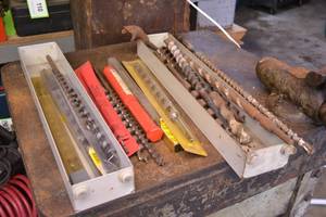 lot 138 image: Large Lot of Auger Bits and Concrete Bits