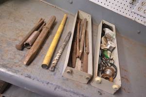 lot 139 image: Large Lot of Jack Hammer Bits and Soldering Supplies