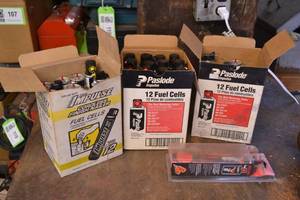 lot 144 image: Large Lot of Paslode Fuel Cells