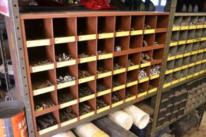 lot 211 image: Bolt Bin w Bolts Approx. 35 x 21-12 x 12