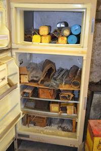 lot 240 image: Huge Lot of Assorted ARC Welding Rods - Includes all contents of Refrigerator