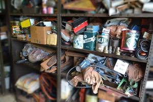 lot 272 image: (4) Shelves of Parts and Hardware