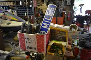 lot 292 image: Lot of Vintage Telephones, Rain suit and Diecast John Deere Model A