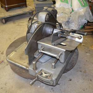 lot 377 image: Vintage American Meat Slicer