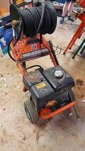 lot 5 image: Shark Pressure Washer 3000 PSI Max w Honda 9.0 HP Gas Motor