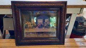 lot 222 image: Beautiful Last Supper Picture in Frame