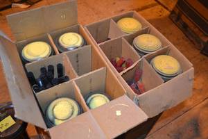 lot 119 image: 2 Partial Boxes of Champion Clay Targets and Empty shells