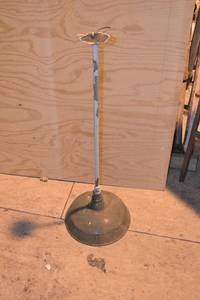 lot 139 image: Vintage Green Enamel Light