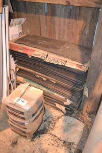 lot 144 image: Stack of Assorted Shingles