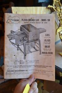 lot 6 image: Belsaw PlanerMolderSaw, Model 910