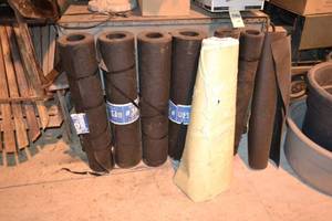 lot 403 image: (7) Roll of Roofing  Tar Paper and A Roll of Grip Paper
