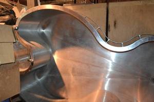 lot 2 image: Huge Stainless Steel Therapeutic Tub, Lift Chair Assembly and Tub Full of Brass, Stainless and more