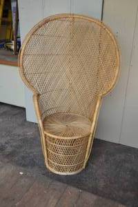 lot 65 image: Wicker Chair