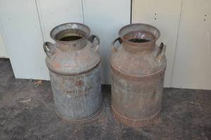 lot 67 image: 2 Milk Cans
